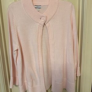 Croft & Barrow Light Pink Women's Cardigan